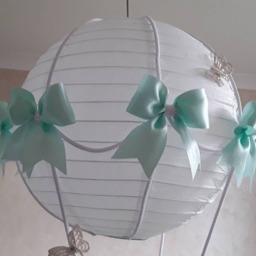 Hot Air Balloon Light Shade in Mint. Toy Is Not Included - thumbnail 2