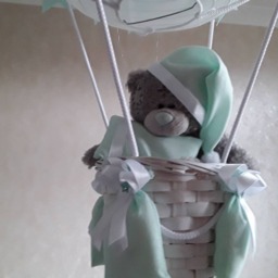 Hot Air Balloon Light Shade in Mint. Toy Is Not Included - thumbnail 3
