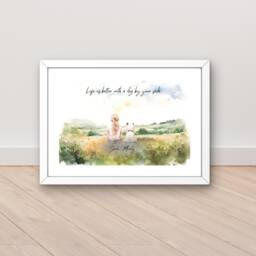 Mothers Day Gift From The Dog, Gifts Pet, Dog Mum Print, Pet Parent Gift, Lover Ideas, Present For Owners, Portraits - thumbnail 1