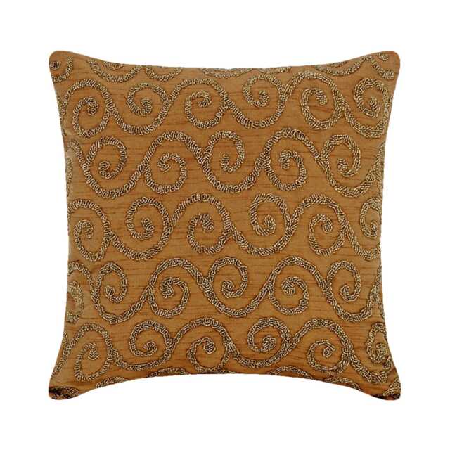 "Art Silk Gold Pillow Case Cover 16""x16" - image 1