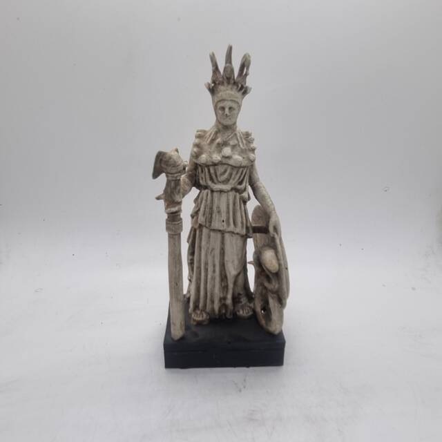 The Varvakeion Athena Statue, 3D Printed Greek Mythology Statue, Roman Art Sculpture, Hellenistic Marble Figure, Gods & Goddesses - image 1