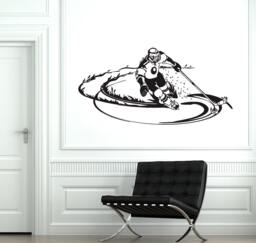 Wall Vinyl Decal Hockey Winter Sport Cool Decor 2093Di - thumbnail 1