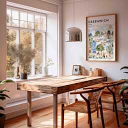 Greenwich Poster, London Art Print, Prime Meridian, Cutty Sark, Royal Observatory, Landmark Gift - thumbnail 2