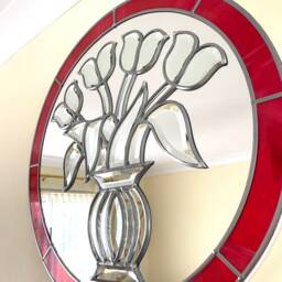 "Round Bevelled Mirror " - thumbnail 4