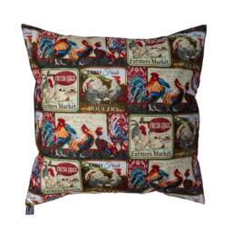 Great Design With Farmers Market Signs For Roosters, Chickens & Eggs ~ Cushion Cover Fits An 18 - thumbnail 1