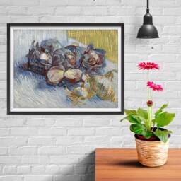 Vincent Van Gogh Art Reproduction Posters - Poster Printing Wall Print For Home Office Decor Red Cabbages & Onions - thumbnail 2