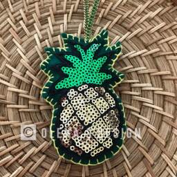 Felt Ornaments Easter Baby Shower Christmas Decoration Felt One Ornament Pineapple Holiday Accessory D??cor Mother's Day Gift - thumbnail 3