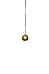 Mini Brass Shade Vintage Modern Pendant Light - thumbnail 3