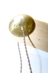 Mini Brass Shade Vintage Modern Pendant Light - thumbnail 4