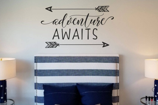 Adventure Awaits Wall Decal Vinyl Sticker Kw1364 - image 1