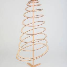 Wooden Christmas Tree - 138 cm 54 in Spira Large Oval - thumbnail 2
