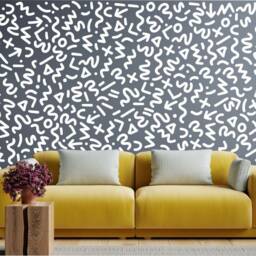 Sale Memphis Style Wall Decals, Vintage Design - thumbnail 2