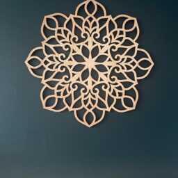 New 30cm Mandala Wall Art, Wooden Mandala, Geometric Mandala Decor - thumbnail 3