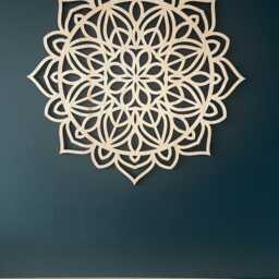 New 30cm Mandala Wall Art, Wooden Mandala, Geometric Mandala Decor - thumbnail 2