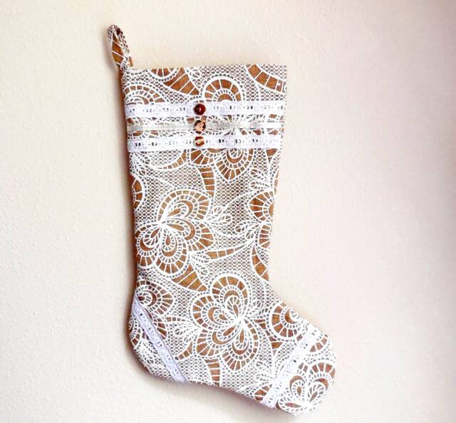Christmas Stocking For Fireplace - Home Decoration Holidays Perfect Gift Idea For - image 1