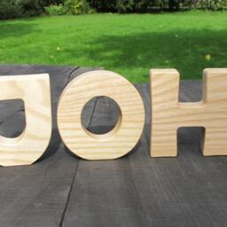 standing Letters & Numbers, Home Decor, Wedding Gift, Kids Gift, Christmas Gift, Baby Gift, Educational Toy, Personalized Letters, Waldorf Toy - thumbnail 2