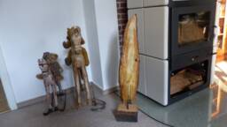 "Wooden Sculpture ""Silence" - thumbnail 1