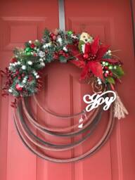 Wreath, Holiday Cowboy Rope Wreath