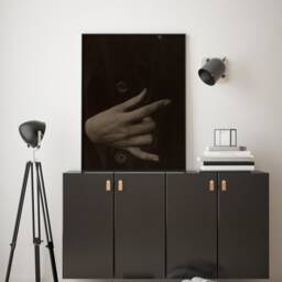 Georgia O'keeffe Hand Photo, Museum Print, Alfred Stieglitz Wall Art, Dark Academia Decor, Elegant Art Reproduction, Digital Printable - thumbnail 2