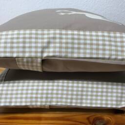 Country Style Cushion Cover Pillow Christmas Beige, Brown 40x40cm - thumbnail 3