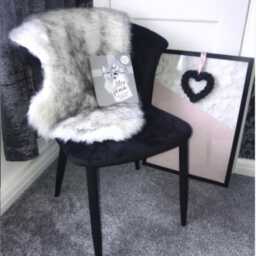 Single Elsa Velvet Dining Chair - thumbnail 3