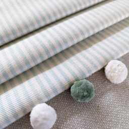 Mint Candy Stripe Blackout Roman Blind - thumbnail 2