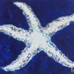 Starfish Art Beach House Starfish Print Decor Coastal Wall Nautical Art, 11 X 14 - thumbnail 2