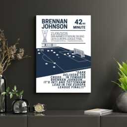 Tottenham Hotspur Europa League Champions Print Johnson Goal - thumbnail 2