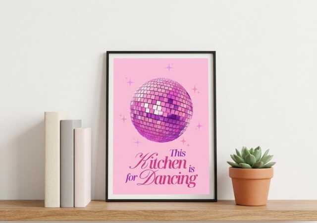 This Kitchen Is For Dancing Wall Art - image 1