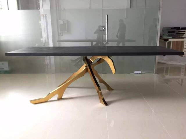 Custom Dining Table Base, Metal Legs, Live Edge Ivadecorstudio - image 1