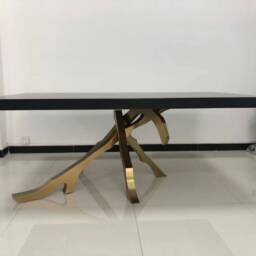 Custom Dining Table Base, Metal Legs, Live Edge Ivadecorstudio - thumbnail 2