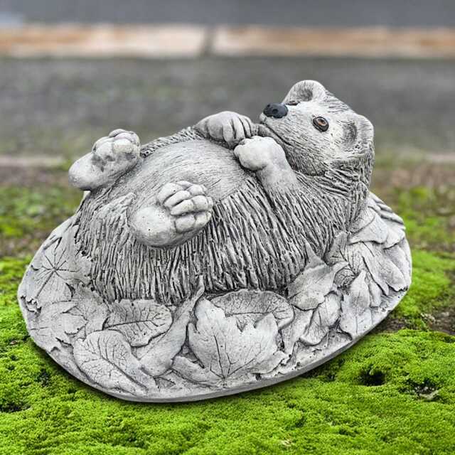Outdoor Stone Hedgehog Scupture Concrete Garden Statue Figure Cement Animal Ornament Yard Art Hedgehog Lover Gift - image 1
