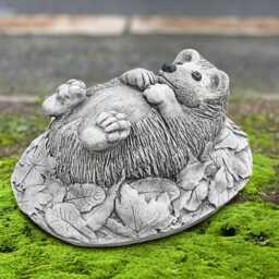 Outdoor Stone Hedgehog Scupture Concrete Garden Statue Figure Cement Animal Ornament Yard Art Hedgehog Lover Gift - thumbnail 1