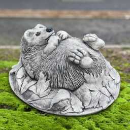Outdoor Stone Hedgehog Scupture Concrete Garden Statue Figure Cement Animal Ornament Yard Art Hedgehog Lover Gift - thumbnail 3
