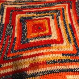 Simple Square Bright Primary Blanket - thumbnail 2