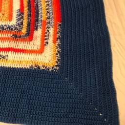 Simple Square Bright Primary Blanket - thumbnail 3