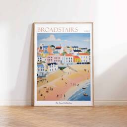 Broadstairs Travel Poster Kent Beach Art Print - thumbnail 3