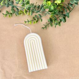Rainbow Arch Soy Wax Candle Handmade Home Decor - thumbnail 2