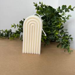 Rainbow Arch Soy Wax Candle Handmade Home Decor - thumbnail 4