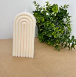 Rainbow Arch Soy Wax Candle Handmade Home Decor - thumbnail 1