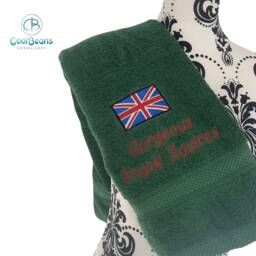 Union Jack Towel - Personalised Face Cloth/Hand Bath - thumbnail 2