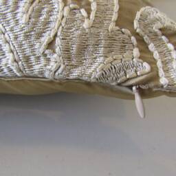 Designers Guild Fabric Connaught Birch Royal Collection Embroidery Cushion Cover - thumbnail 3
