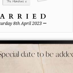 Personalised Wedding Photo Print Newlywed Gift Wall Art - thumbnail 2