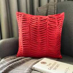 "Decorative Red Pillow Case Cover 16""x16" - thumbnail 3