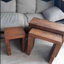 Rustic Nest Of Tables - thumbnail 2