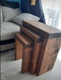 Rustic Nest Of Tables - thumbnail 1