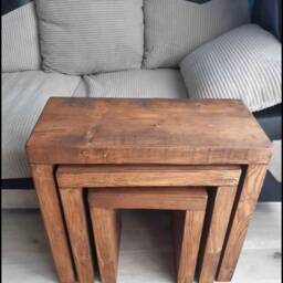 Rustic Nest Of Tables - thumbnail 4