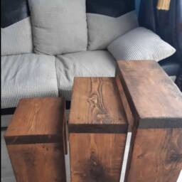 Rustic Nest Of Tables - thumbnail 3