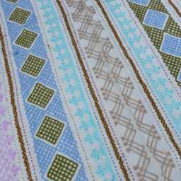 Handcrafted Suzani Quilt - 100% Cotton, Traditional Embroidery, Ethnic Bohemian Bedspread Or Sofa Cover - thumbnail 3
