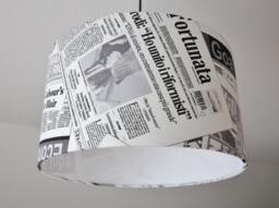 "Lampshade ""Newspaper" - thumbnail 1